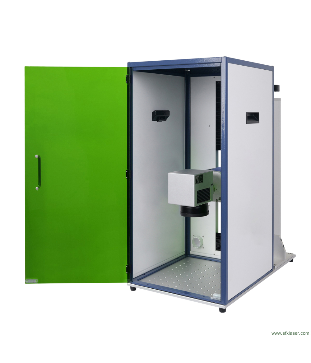 SFX Enclosure Laser Protective Cover for Split Type Fiber Laser Engraver SFX Enclosure Laser Protective Cover for Split Type Fiber Laser Engraver